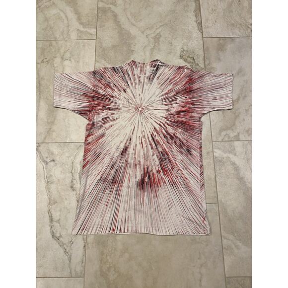 Vintage 90s Cincinnati Reds T Shirt AOP MLB All Over Print Sz M Graphic Crewneck - Picture 3 of 5